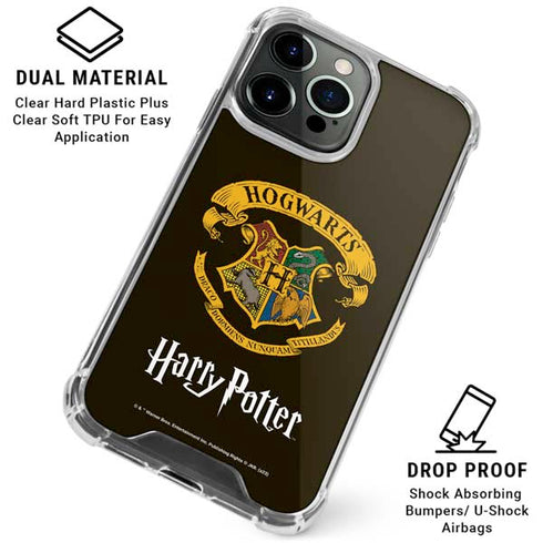 Wizarding World Harry Potter Hogwarts Houses Crest iPhone 16 Pro Clear Case