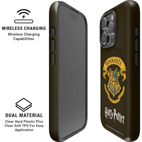 Wizarding World Harry Potter Hogwarts Houses Crest iPhone 16 Pro Magsafe Impact Case