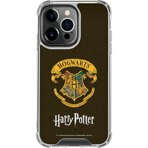 Wizarding World Harry Potter Hogwarts Houses Crest iPhone 16 Pro Max Clear Case