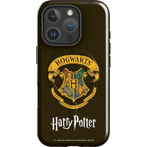 Wizarding World Harry Potter Hogwarts Houses Crest iPhone 16 Pro Max Magsafe Impact Case