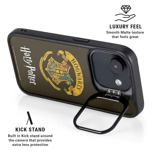 Wizarding World Harry Potter Hogwarts Houses Crest iPhone 16e Kickstand Case