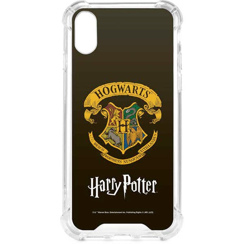 Wizarding World Harry Potter Hogwarts Houses Crest iPhone XS Clear Case