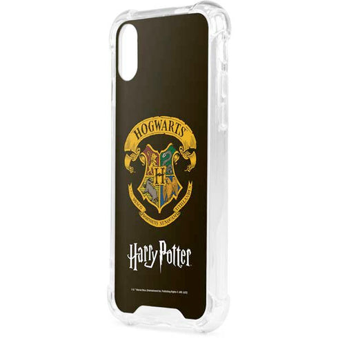 Wizarding World Harry Potter Hogwarts Houses Crest iPhone XS Clear Case