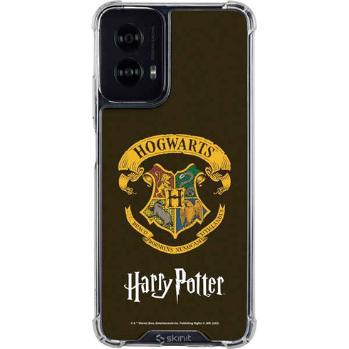Wizarding World Harry Potter Hogwarts Houses Crest Moto G Power 5G (2024) Clear Case