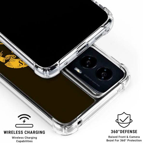 Wizarding World Harry Potter Hogwarts Houses Crest Moto G Power 5G (2024) Clear Case