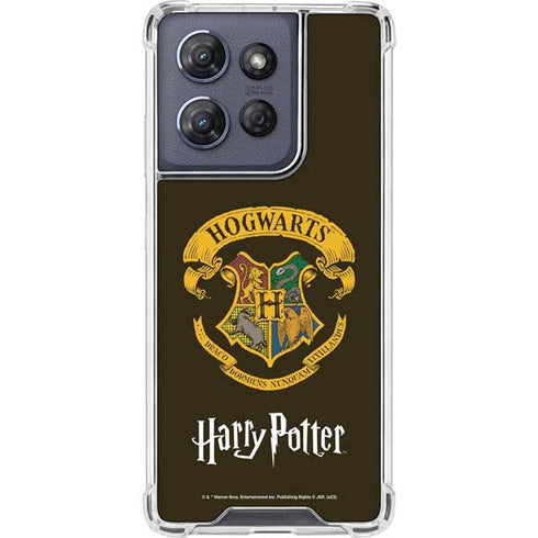 Wizarding World Harry Potter Hogwarts Houses Crest Moto G Power 5G (2025) Clear Case