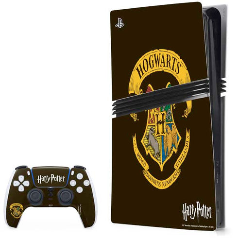 Wizarding World Harry Potter Hogwarts Houses Crest PS5 Pro Bundle Skin