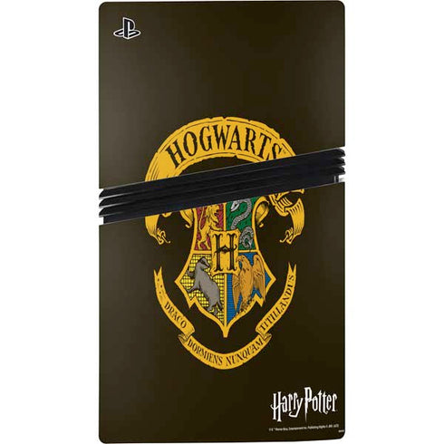 Wizarding World Harry Potter Hogwarts Houses Crest PS5 Pro Console Skin
