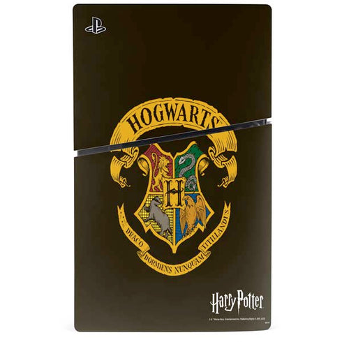 Wizarding World Harry Potter Hogwarts Houses Crest PS5 Slim Digital Edition Console Skin