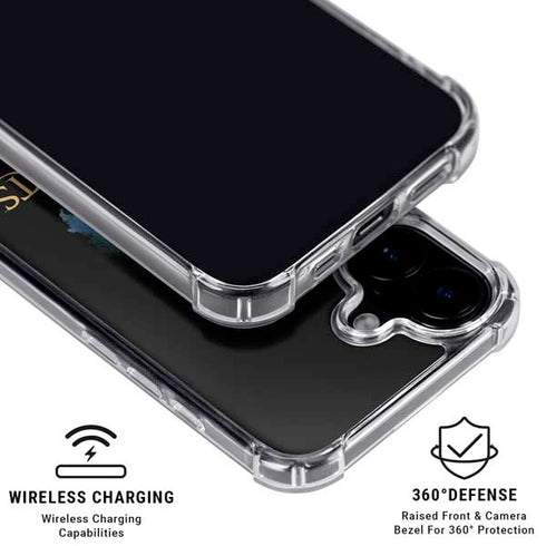 Wizarding Worlds Hogwarts Legacy Character art iPhone 16 Plus Clear Case