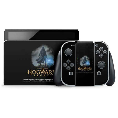 Wizarding Worlds Hogwarts Legacy Character art Nintendo Switch OLED (2021) Skin