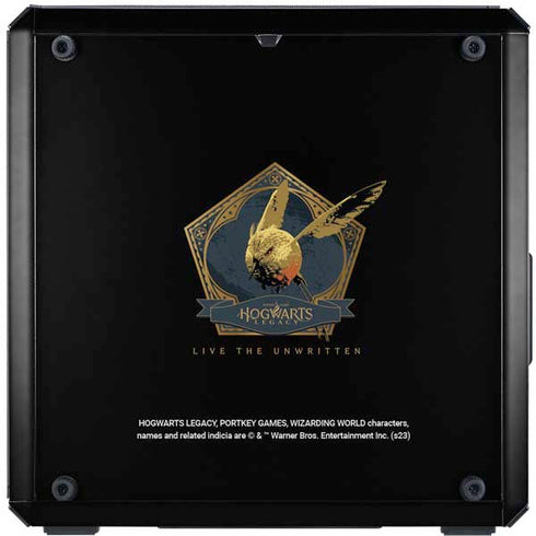 Wizarding World Hogwarts Legacy Golden Snitch Cooler Master MasterBox Q300L Mini Tower Skin