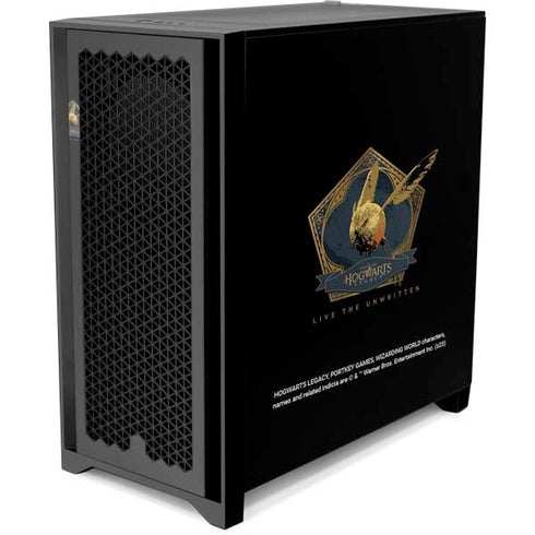 Wizarding World Hogwarts Legacy Golden Snitch Corsair 4000D Tempered Glass Mid-Tower ATX Case Skin