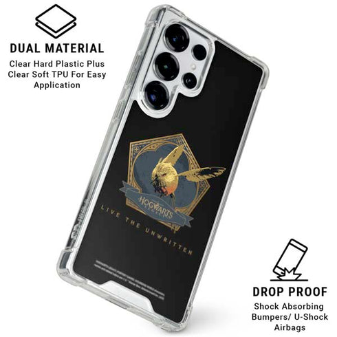 Wizarding World Hogwarts Legacy Golden Snitch Galaxy S26 Ultra Clear Case