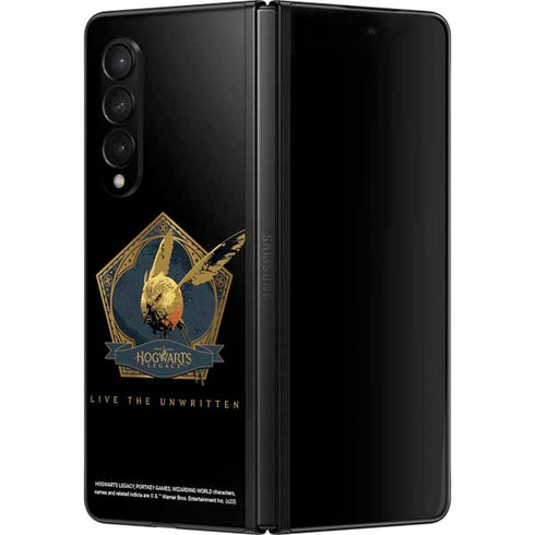 Wizarding World Hogwarts Legacy Golden Snitch Galaxy Z Fold3 5G Skin