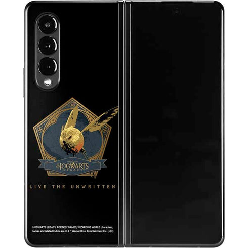 Wizarding World Hogwarts Legacy Golden Snitch Galaxy Z Fold3 5G Skin