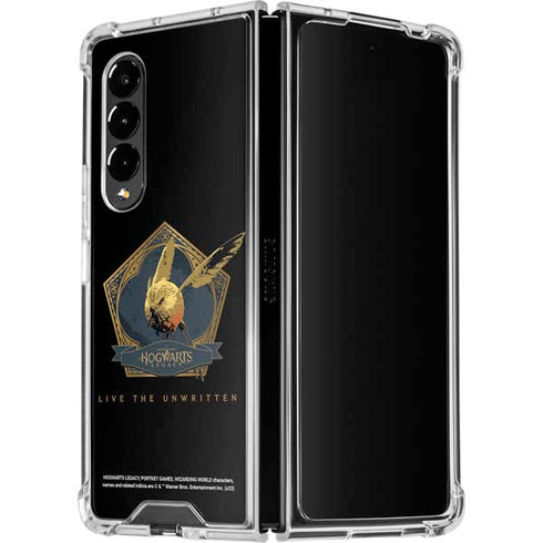 Wizarding World Hogwarts Legacy Golden Snitch Galaxy Z Fold4 5G Clear Case
