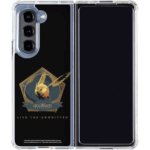 Wizarding World Hogwarts Legacy Golden Snitch Galaxy Z Fold5 5G Clear Case