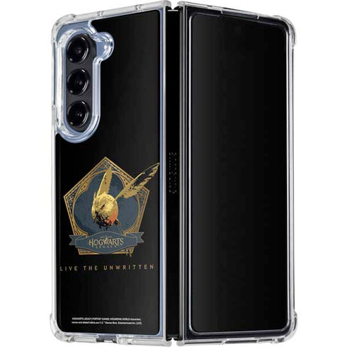 Wizarding World Hogwarts Legacy Golden Snitch Galaxy Z Fold5 5G Clear Case