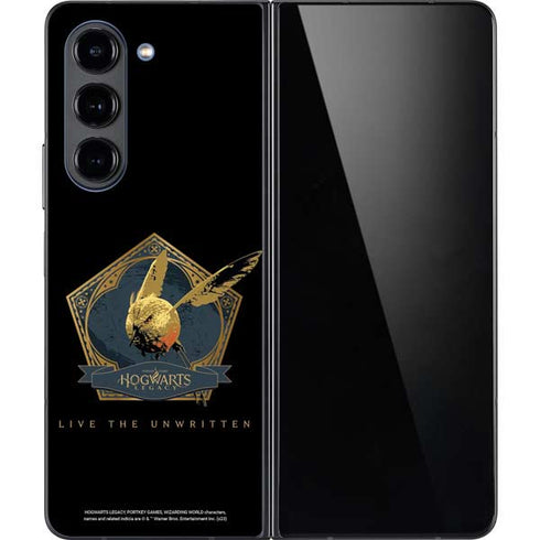 Wizarding World Hogwarts Legacy Golden Snitch Galaxy Z Fold5 5G Skin