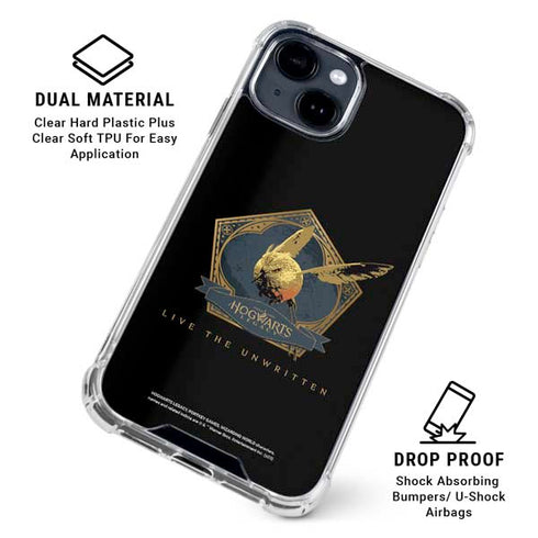 Wizarding World Hogwarts Legacy Golden Snitch iPhone 14 Clear Case
