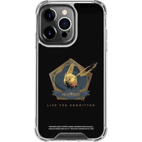 Wizarding World Hogwarts Legacy Golden Snitch iPhone 14 Pro Clear Case