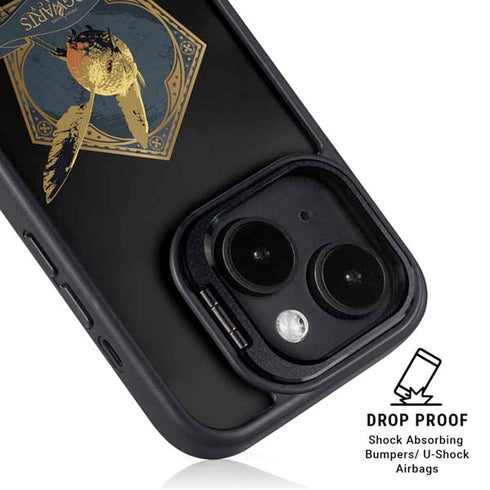Wizarding World Hogwarts Legacy Golden Snitch iPhone 15 Plus Kickstand Case