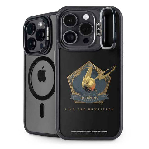 Wizarding World Hogwarts Legacy Golden Snitch iPhone 15 Pro Max Kickstand Case
