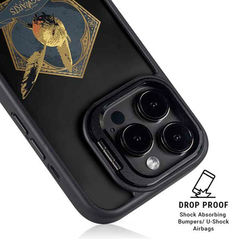 Wizarding World Hogwarts Legacy Golden Snitch iPhone 15 Pro Max Kickstand Case