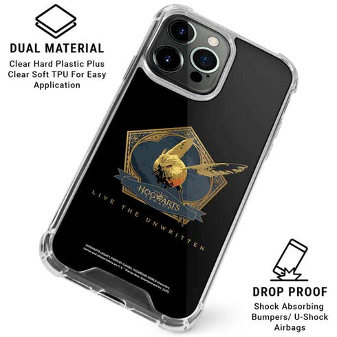Wizarding World Hogwarts Legacy Golden Snitch iPhone 16 Pro Max Clear Case