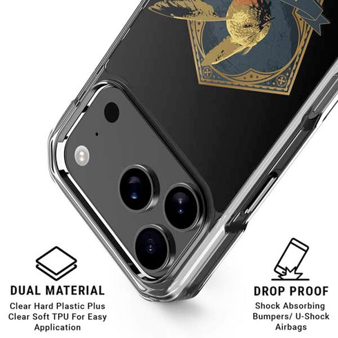 Wizarding World Hogwarts Legacy Golden Snitch iPhone 18 Pro Clear Case