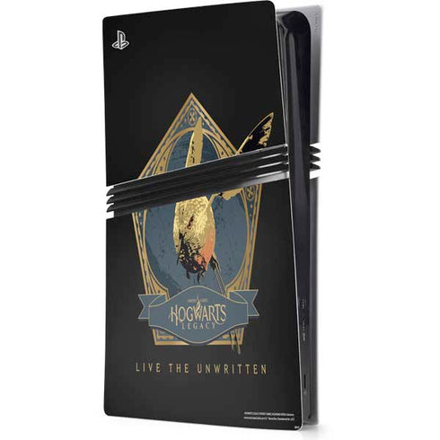 Wizarding World Hogwarts Legacy Golden Snitch PS5 Pro Console Skin