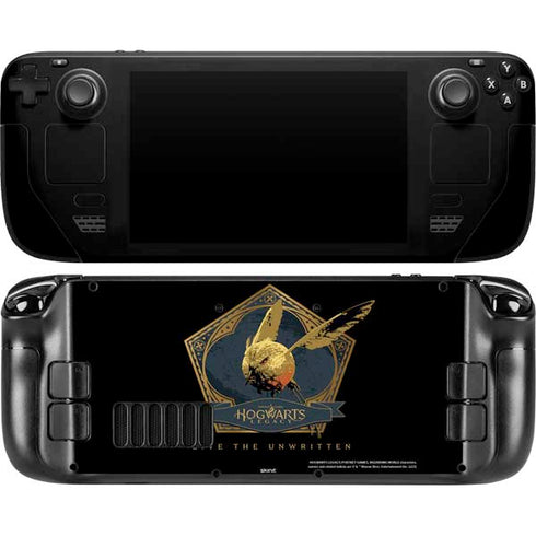 Wizarding World Hogwarts Legacy Golden Snitch Steam Deck Handheld Gaming Computer OLED Skin