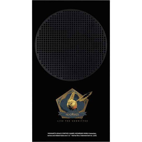 Wizarding World Hogwarts Legacy Golden Snitch Xbox Series S Console Skin