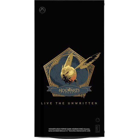 Wizarding World Hogwarts Legacy Golden Snitch XBox Series X Digital Edition Console Skin