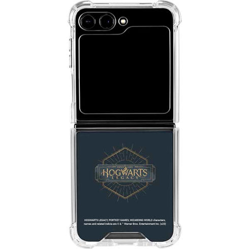 Wizarding World Hogwarts Legacy Emblem Galaxy Z Flip6 Clear Case