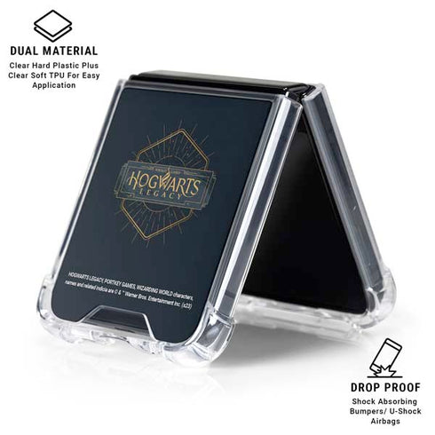 Wizarding World Hogwarts Legacy Emblem Galaxy Z Flip6 Clear Case