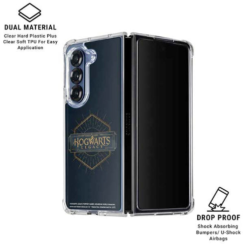 Wizarding World Hogwarts Legacy Emblem Galaxy Z Fold6 Clear Case