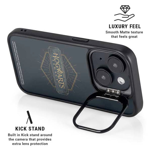 Wizarding World Hogwarts Legacy Emblem iPhone 15 Kickstand Case