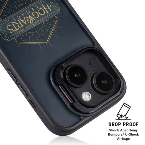 Wizarding World Hogwarts Legacy Emblem iPhone 15 Kickstand Case