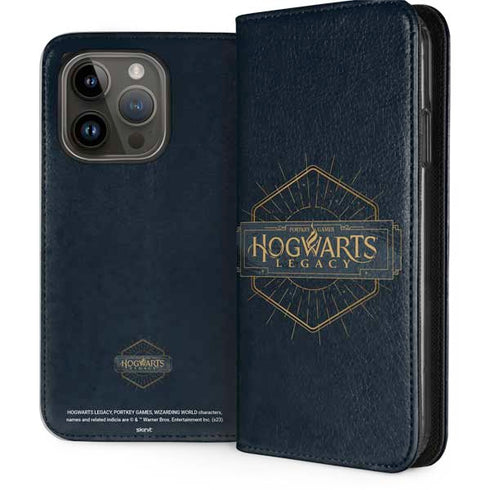 Wizarding World Hogwarts Legacy Emblem iPhone 15 Pro Folio Case