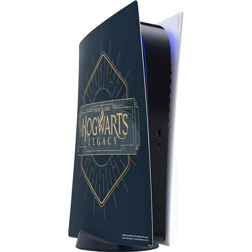 Wizarding World Hogwarts Legacy Emblem PS5 Digital Edition Console Skin