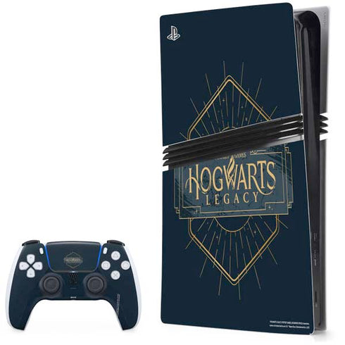 Wizarding World Hogwarts Legacy Emblem PS5 Pro Bundle Skin