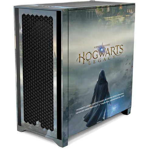 Wizarding World Hogwarts Legacy Main Poster Corsair 4000D Tempered Glass Mid-Tower ATX Case Skin