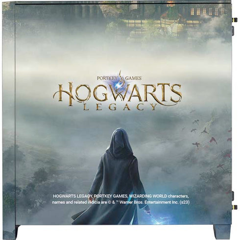 Wizarding World Hogwarts Legacy Main Poster Corsair 4000D Tempered Glass Mid-Tower ATX Case Skin