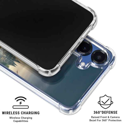 Wizarding World Hogwarts Legacy Main Poster Galaxy S25 FE Clear Case