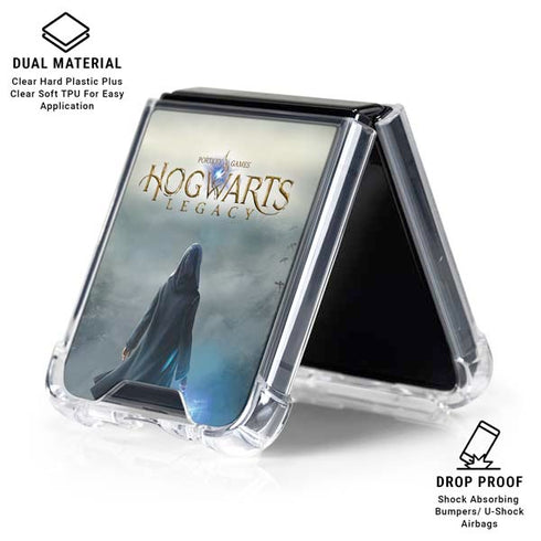 Wizarding World Hogwarts Legacy Main Poster Galaxy Z Flip6 Clear Case