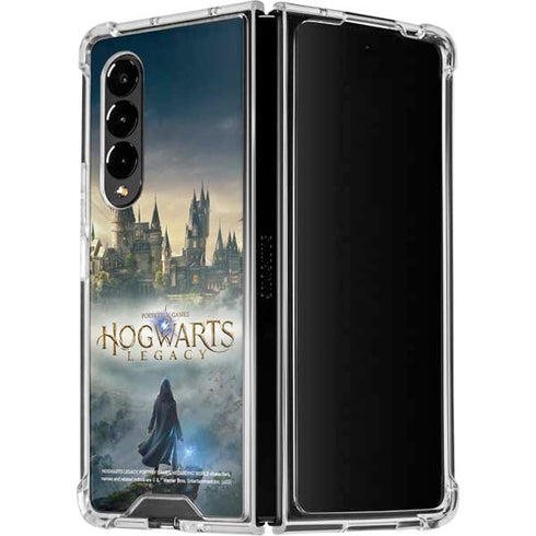 Wizarding World Hogwarts Legacy Main Poster Galaxy Z Fold4 5G Clear Case