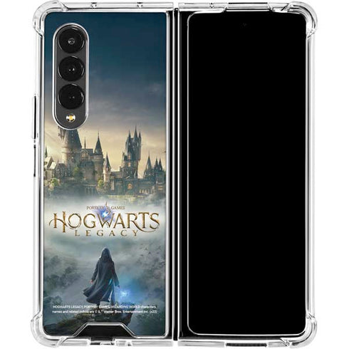 Wizarding World Hogwarts Legacy Main Poster Galaxy Z Fold4 5G Clear Case