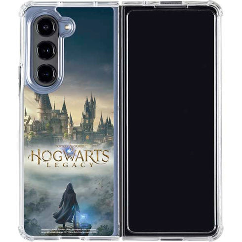 Wizarding World Hogwarts Legacy Main Poster Galaxy Z Fold5 5G Clear Case